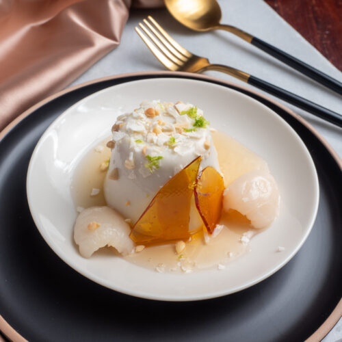 Coconut panna cotta