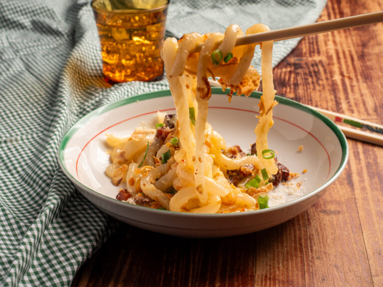 Tapioca Noodle Carbonara